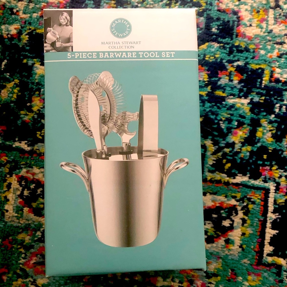 Martha Stewart 5-Piece Bar Tool Set